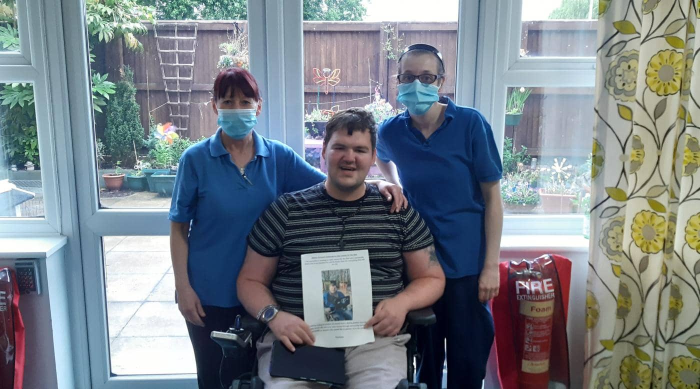 Resident, Adam, takes a stand to raise funds for the NHS