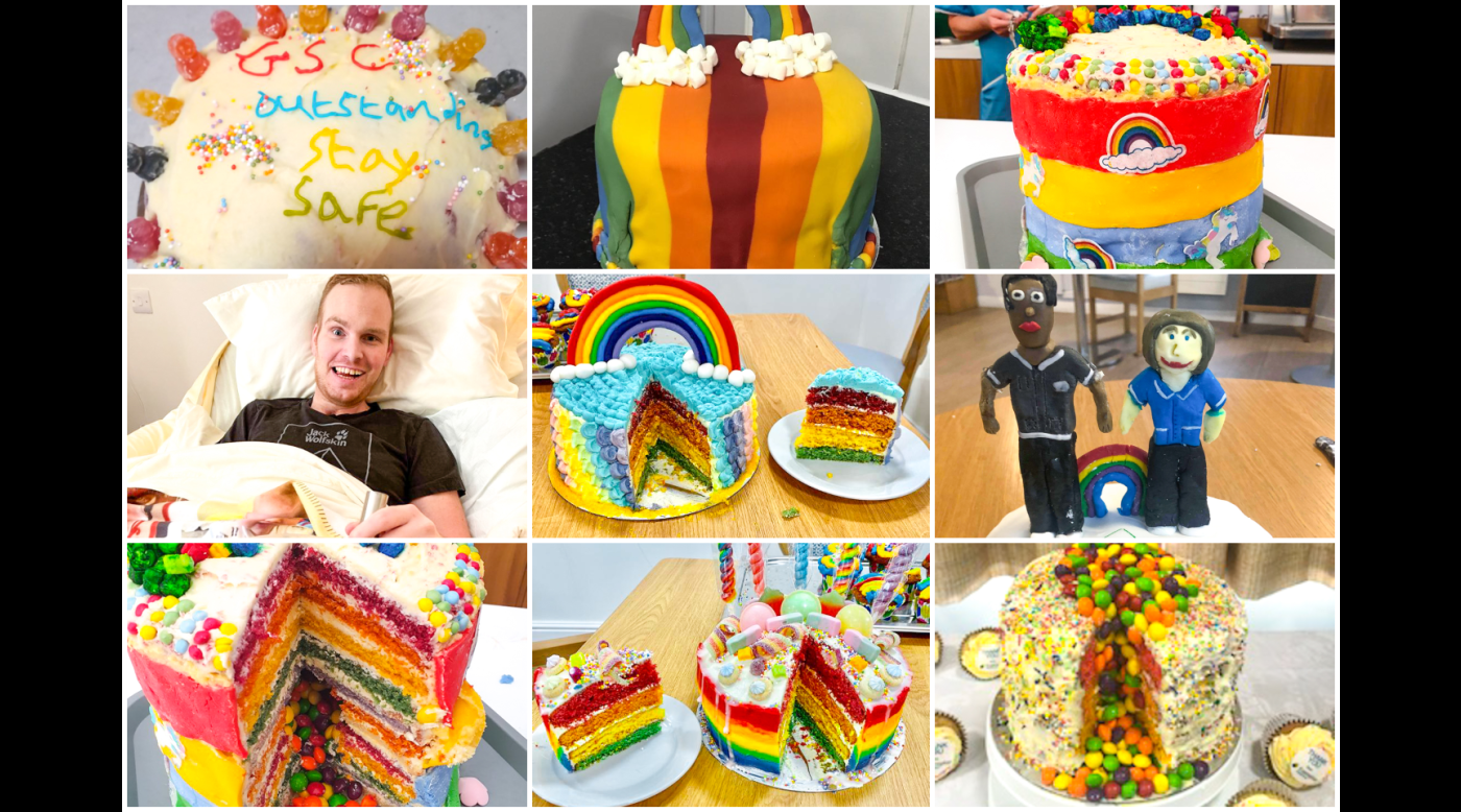 Exemplar Health Care holds rainbow cake bake-off