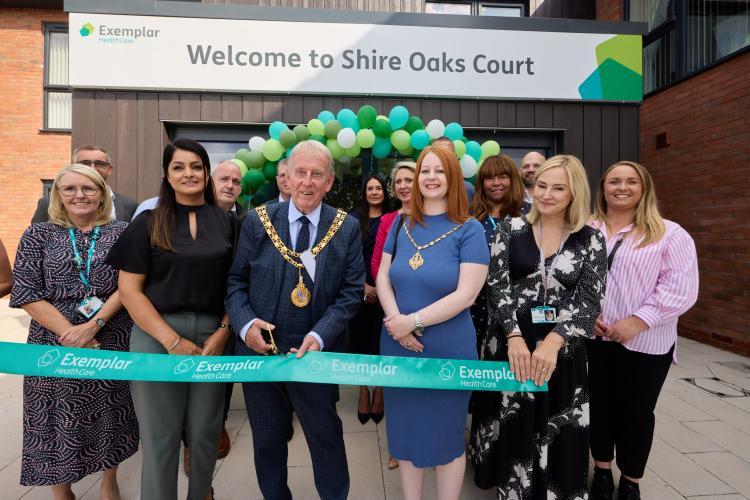 The Mayor of Walsall opens Shire Oaks Court