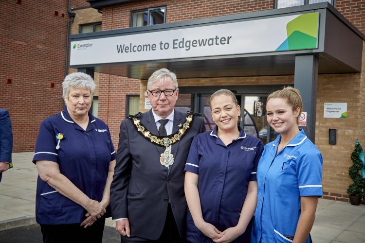 The Mayor of Wirral visits Edgewater