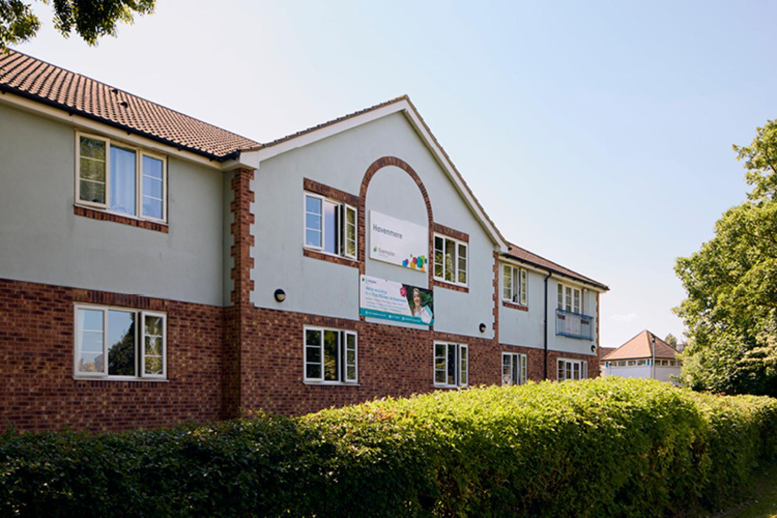 Exterior of Havenmere care home